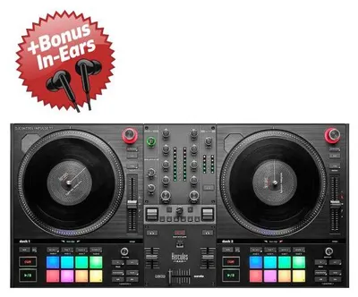 Productafbeelding van Hercules DJ Control Inpulse T-7 DJ-controller + bonus in-ear hoofdtelefoon