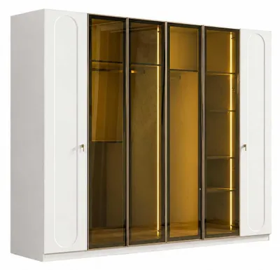 Obrázek produktu pro Designová skříň do ložnice, nábytek, vysoká skříň, ložnicová skříň
