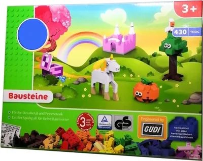 Produktbild von Playtive Bausteine 430-teilig 306182