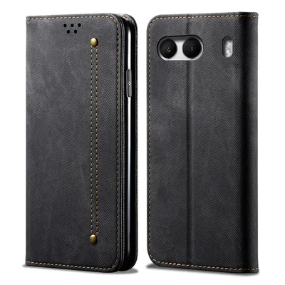 Obrázek produktu pro Pouzdro pro OnePlus Nord4, Kožené Peněženkové Pouzdro s Magnetickým Uzavíráním a Stojánkem černé