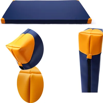 Obrázok produktu pre Gymnastický matrac 200x120 granát/žltý