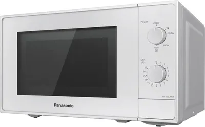 Produktbild von Panasonic NN-E22JMMEPG, Arbeitsplatte, Solo-Mikrowelle, 20 l, 800 W, Drehregler, Grau