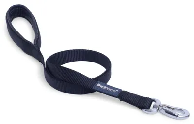 Image de Laisse pour chien Petface, rembourrée, en nylon, taille M, noire