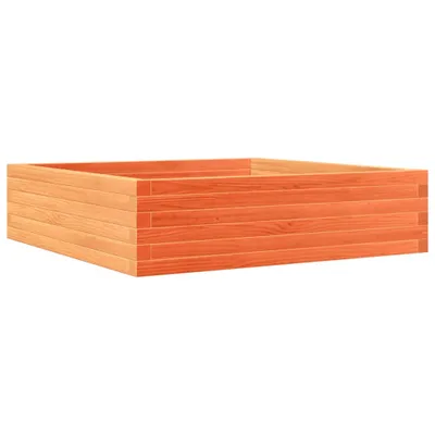 Obrázek produktu pro vidaXL květináč vosk hnědý 90x90x23 cm masivní borovicové dřevo