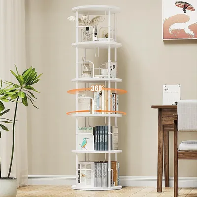 Immagine prodotto di Libreria girevole a 360° con 5 ripiani