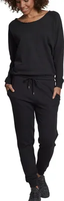 Produktbild von Urban Classics Jumpsuit Damen Ladies Long Sleeve Terry Jumpsuit schwarz S