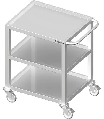 Immagine prodotto di Carrello di trasporto a tre ripiani, 800x600x850 mm, saldato