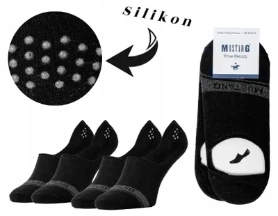 Produktbild von MUSTANG MU34005 Herren Mikrosocken 2er Pack Baumwolle