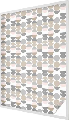 Obrázok produktu pre Vitrážová fólia na okno - 146x100 cm - vitrážový vzor - nepriehľadná dekoratívna fólia na ochranu súkromia - samolepiaca, ochrana proti UV žiareniu - geometrické vzory