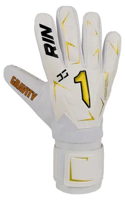 Immagine prodotto di Guanti da portiere Rinat Ares, modello Gravity, colore bianco, taglia 9