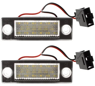 Für VW Sharan 7M Seat Alhambra Ford Galaxy 2x LED Kennzeichenbeleuchtung in der Farbe von GOLDCAR