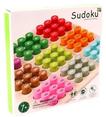 Image de Jeu de sudoku en bois - Pro-Kids