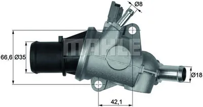 Produktbild von MAHLE Thermostat Kühlmittel 88°C für ALFA ROMEO 147 (937)