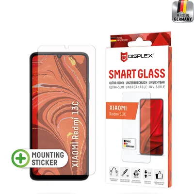 Obrázok produktu pre Displex 01936, Xiaomi, 13C, Suché aplikovanie, Prachuodolný, Odolné proti nárazu, Odolné proti poškriabaniu, Odolný proti nárazom, Priehľadná, 1 kusov