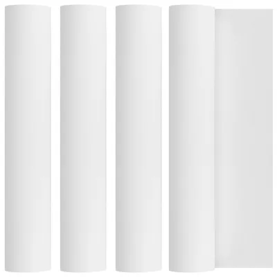 Produktbild von 4 Rollen Zeichenpapierrolle Weiß 30 cm x 15 m - Malpapier für Künstler