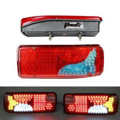 Immagine prodotto di Fanale posteriore a LED Fanale posteriore blu Camion per MAN TGA TGL TGM TGX Con cavo
