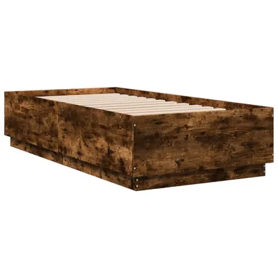 Produktbild von Bettgestell Räuchereiche 75x190 cm Holzwerkstoff