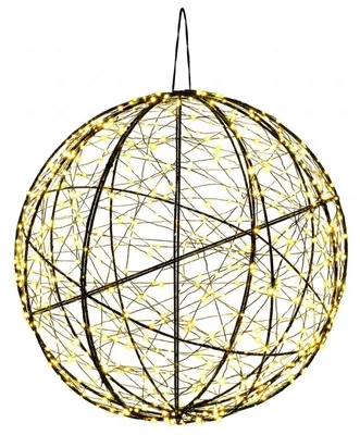 Imagen del producto de vidaXL Adorno navideño con luces, 500 LEDs, luz blanca cálida
