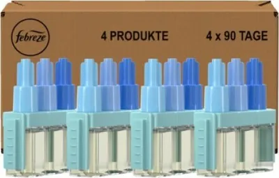 Produktbild von Febreze 3Volution Nachfüller für Duftstecker Reine Frische 4er Pack