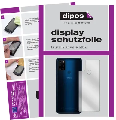 Produktbild von 6x Schutzfolie für Wiko View5 Rückseite klar Displayschutzfolie Display Schutz