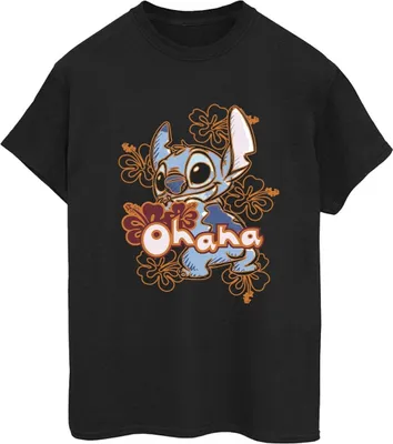Produktbild von Disney - "Ohana" T-Shirt für Damen BI30222 (L) (Schwarz)