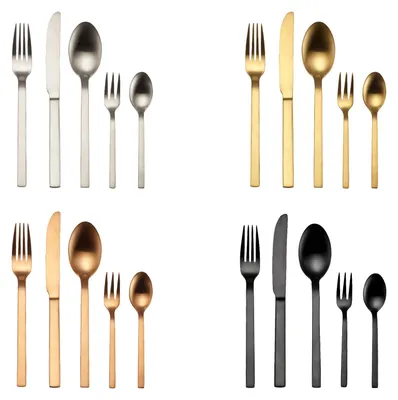 Produktbild von Echtwerk Tafelbesteck Milos 30tlg Besteck-Set, Farbe:Bronze