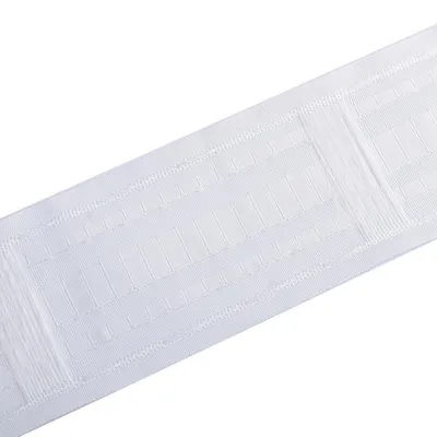 Produktbild von Elzusha - Gardinenband, 10 m x 8,5 cm - Faltenband - Gardinenhaken - Gardinenbänder - Verstellbar - Polyester