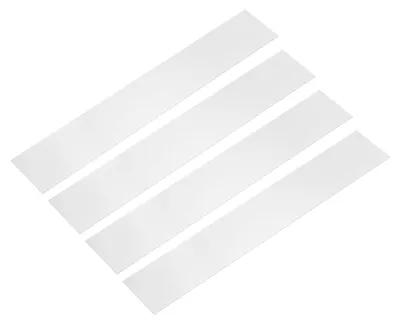 Edelstahlplatten 4er-Set, 1 mm dick, 51 x 310 mm, 304er Stahl
