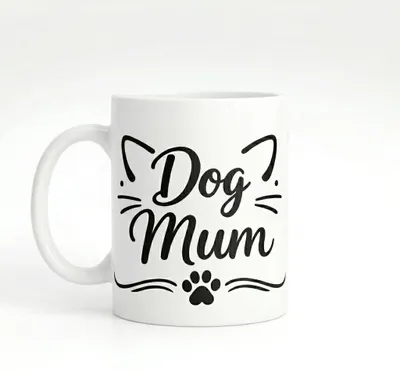 Keramiktasse Dog Mum 350 ml, spülmaschinen- & mikrowellengeeignet