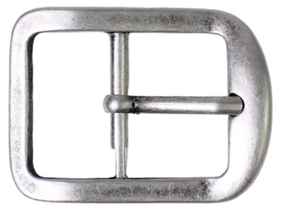Produktbild von FRONHOFER Gürtelschnalle in altsilber für 4 cm Gürtelriemen