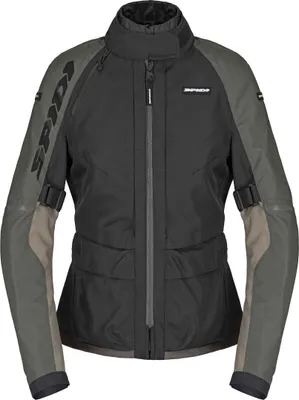 Image de Spidi Crossmaster 2 H2Out veste imperméable de moto textile pour femmes, vert foncé, XS