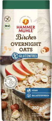 Zdjęcie produktu dla Hammermühle Bircher Overnight Oats organic 300g