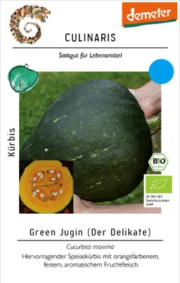 Artikelbild 2 von 'BIO Kürbis Green Jugin' aus der Kategorie Kürbissamen