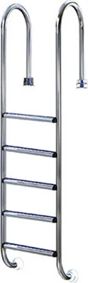 Produktbild von Pool Einbauleiter ENG 180 cm I 5-stufig I V2A Edelstahl Leiter