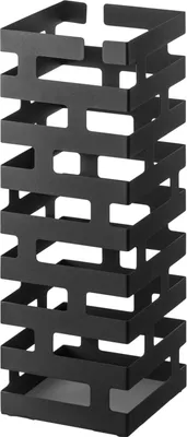 Image de Yamazaki Porte-parapluies noir métal design moderne 15x43x15cm "BRICK