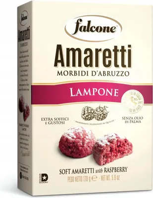 Produktbild von Amaretti Morbidi Lampone Kekse 170g - Falcone
