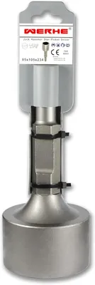 Imagen del producto de Soporte para postes HEX30, 85 mm, para postes y barras, para trabajos de excavación