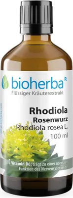 Produktbild von Bioherba Rhodiola Rosenwurz Rhodiola rosea L. Tropfen Tinktur 100 ml