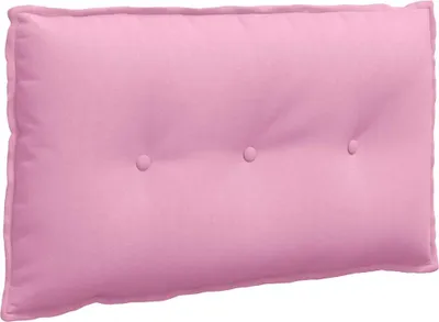 Zdjęcie produktu dla vidaXL Poduszka na plecy różowa 80 x 19 x 50 cm tkanina