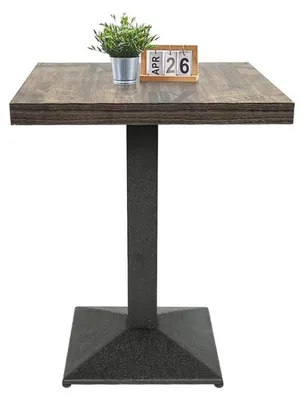 Produktbild von Bartisch 60 x 60 x 75 cm Metall quadratisch Stehtisch