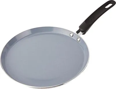 Obrázek produktu pro Pánev vhodná pro indukční vaření s povrchovou úpravou proti připálení – 24 cm – černá/modrá – hliník/ocel