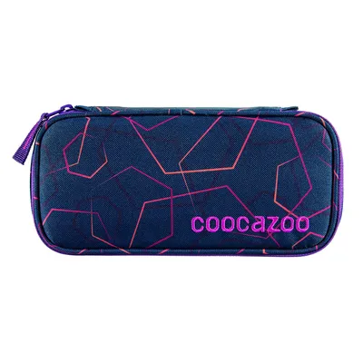 Produktbild von Coocazoo Federmäppchen PencilDenzel „Laserbeam Plum“ lila, Schlamperetui, Geodreieckfach, Stundenplanfach, herausnehmbarer Stiftehalter, zusätzliches Reißverschlussfach