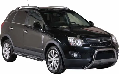 Zdjęcie produktu dla Progi boczne ze stali nierdzewnej do Opel Antara 2011-2015 czarne