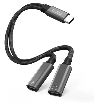 Immagine prodotto di SBS Adattatore USB-C Audio E Ricarica Simultanea