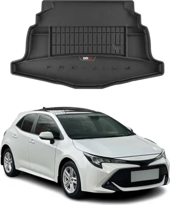 Immagine prodotto di OMAC Tappetino per bagagliaio Toyota Corolla Hatchback 2018-2024, parte inferiore in TPE nero