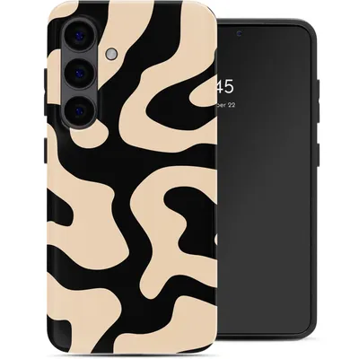 Produktbild von Selencia Vivid Rückabdeckung mit MagSafe Samsung Galaxy S24 - Art Wave Black