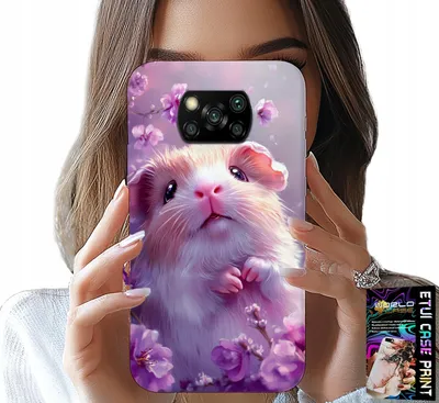 Produktbild von Hülle für Xiaomi Poco X3 - Niedliches Hamster-Design, Tier-Motive für Kinder
