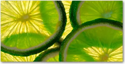 Produktbild von Tulup® Leinwandbild -100x50 cm - Wandkunst - Drucke auf Leinwand - Leinwanddruck  - Essen & Getränke - Grün - Limette
