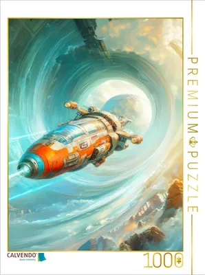 Produktbild von CALVENDO Puzzle Science-Fiction-Zukunftsvision | 1000 Teile Lege-Größe 64x48cm Foto-Puzzle für glückliche Stunden