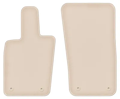 Immagine prodotto di Tappetini anteriori in velluto PREMIUM beige compatibili con Porsche Panamera II (2017-, coupé) – con fissaggi – su misura